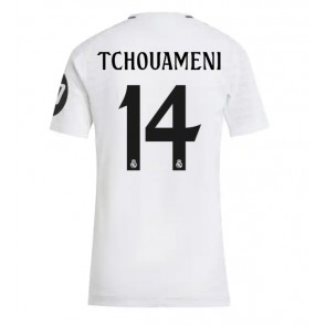 Real Madrid Aurelien Tchouameni #14 Hemmatröja Kvinnor 2024-25 Kortärmad